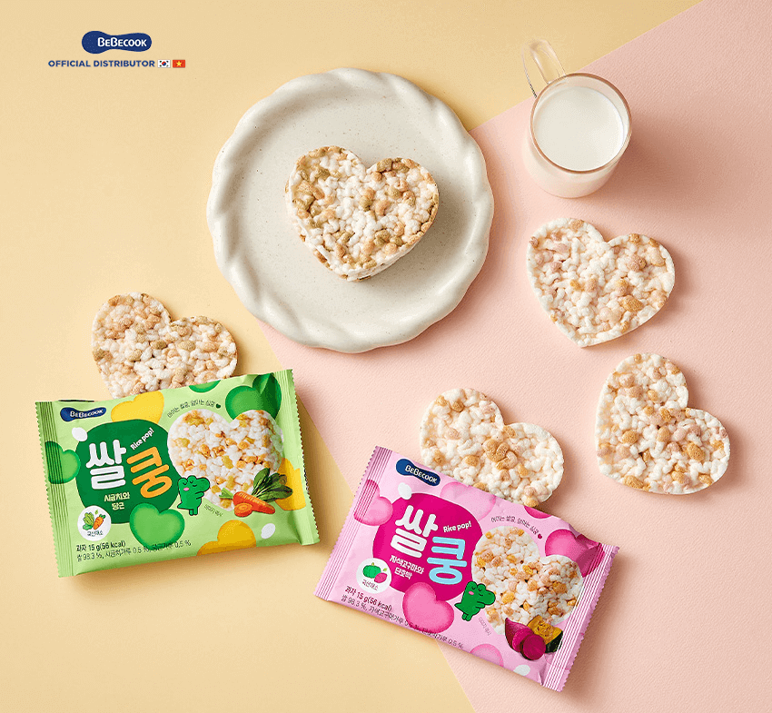 Bánh bỏng gạo trái tim BeBecook (5)