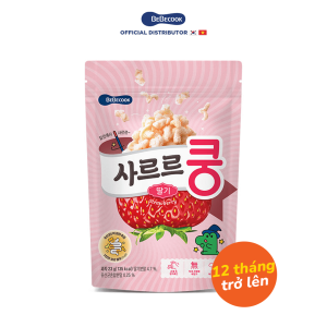 Bánh bỏng lợi khuẩn BeBecook - Hương dâu tây