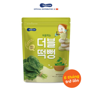 Bánh gạo hai màu BeBecook vị cải bó xôi