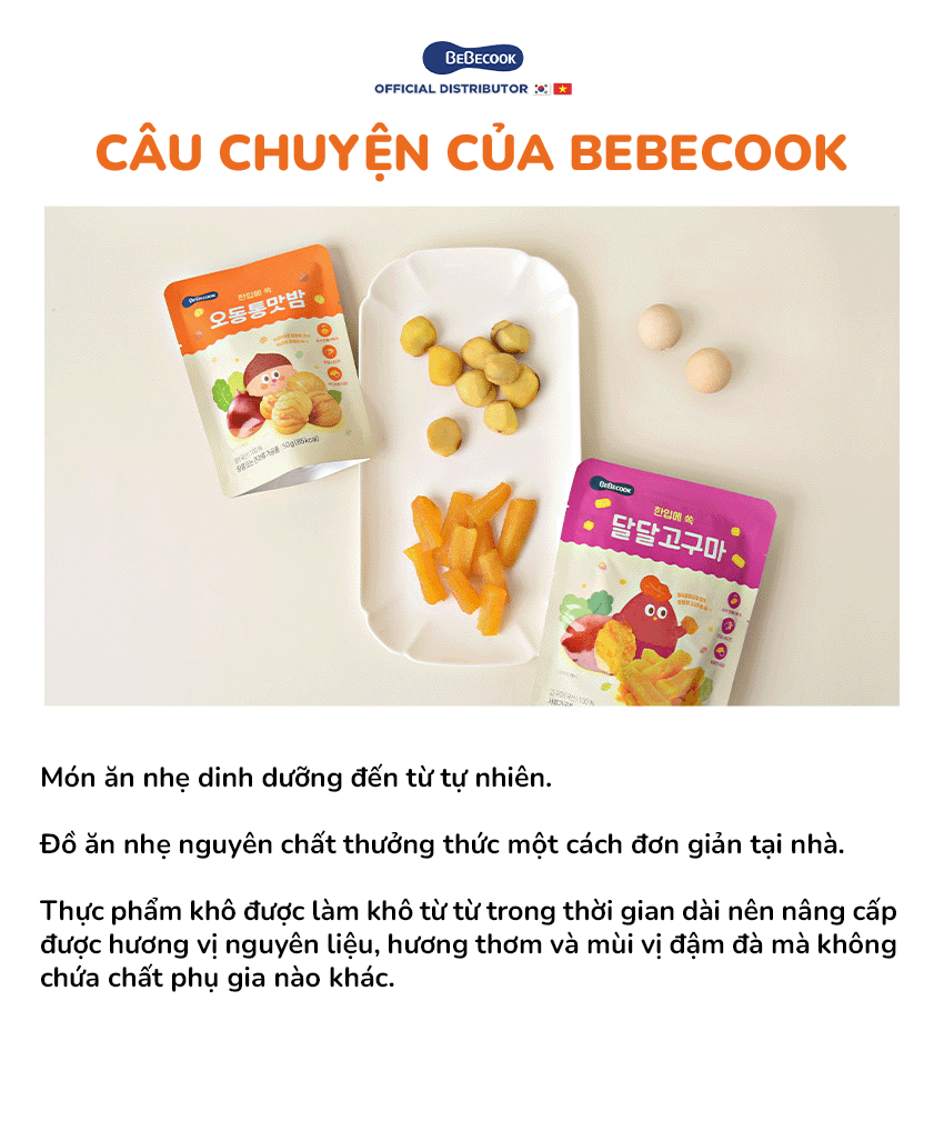 Hạt dẻ ngọt BeBecook - Khoai lang ngọt BeBecook (3)