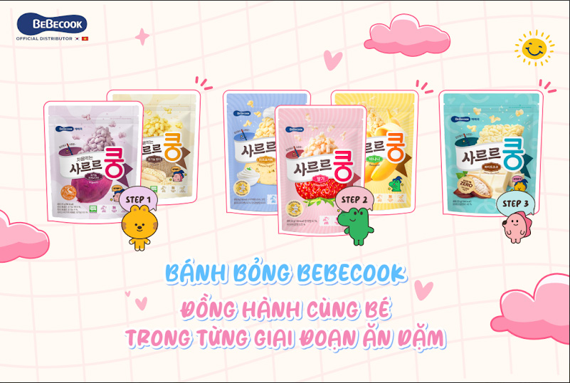 Bánh ăn dặm không gia vị, không chiên dầu - Lợi ích và lý do mẹ nên chọn cho bé